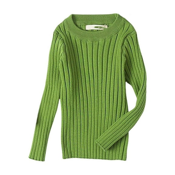 MEZZALL Girls Sweaters Soft Knit Pullover Comfortable Round Neck Long Sleeve Tops For Toddler Kids Casual Warm Fall Winter Clothes Comfort Dailywear