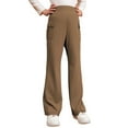 thumbnail image 1 of MEZZALL Girls Uniform Pants Teen School Solid Color Fall Winter Long Flared Trousers Size 6-15 Years Cozy Baby Slacks, 1 of 9