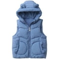thumbnail image 1 of MEZZALL Girls Winter Coats Vests With Hood Sleeveless Kids Warm Quilted Jackets Stylish Casual Outerwear For Toddler Children Classic Dailywear, 1 of 9