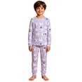 thumbnail image 1 of MEZZALL Halloween Boys Girls Cartoon Print Pajama Sets O-Neck Long Sleeve T-Shirts And Pants Soft Sleepwear For Kids Home Loungewear 2 Piece Nightwear, 1 of 5