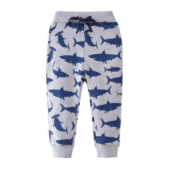MEZZALL Girls Boys Kids Sport Cartoon Prints Trousers Casual Fashion Pants Sweatpants Comfort, 1-2 Years