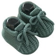 thumbnail image 1 of MEZZALL Kids Baby Girls First Walking Shoes Soft Sole Knit Booties With Bow For Toddler Winter Indoor Outdoor For Solid Color Fashionable Child Shoes, 1 of 3