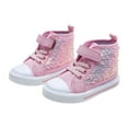 thumbnail image 1 of MEZZALL Kids Children Fashion Spring Autumn High Tops Trend Sequin Princess Shoes Girls Buckle Casual Board Shoes Cozy Baby Toddler Dailywear, 1 of 5