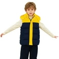 thumbnail image 1 of MEZZALL Kids Girls Boys Sleeveless Vests Winter Fuzzy Hooded Vest Coats Toddler Warm Padded Jackets Outerwear Soft Tops, 1 of 8