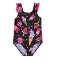 thumbnail image 1 of MEZZALL Kids Girls Monokini Swimming Summer Swimsuit Children Bikini Swimwear With Adjustable Shoulder Straps For Swimming Leisure Baby Toddler Swim Wear, 1 of 4
