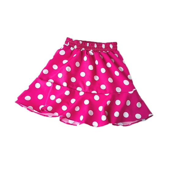MEZZALL Kids Girls Polka Dot Print Vintage Children Skirt Breathable Toddler Wear
