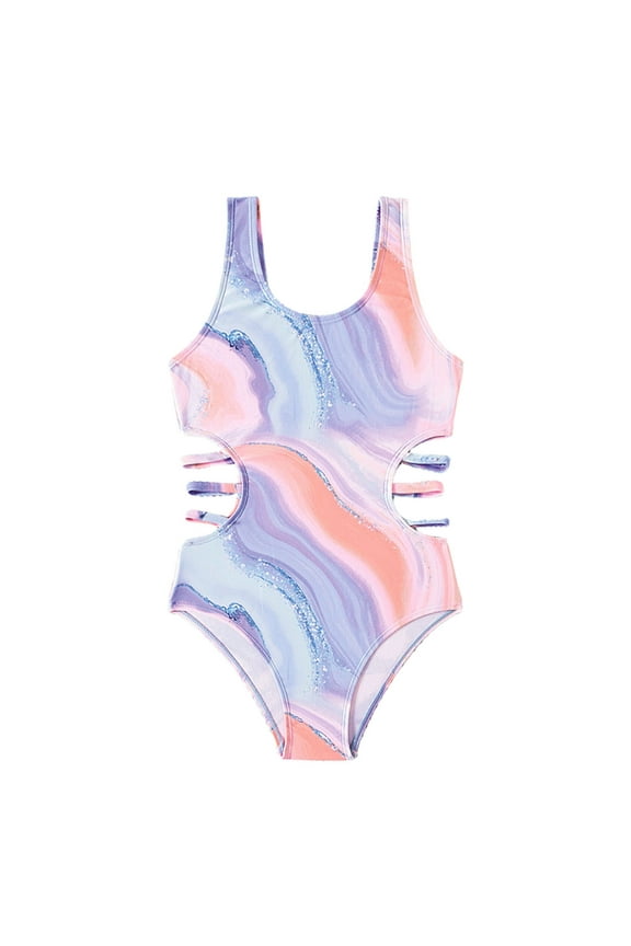 Kids Girls Swimsuits Monokini Sport Bathing Suits Versatile Baby Toddler Swim Wear