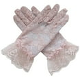 thumbnail image 1 of MEZZALL Kids Gloves & Mittens Elegant White Lace Gloves For Girls Tea Party Formal Wedding Halloween For Children Kids Birthday Clothes, 1 of 3