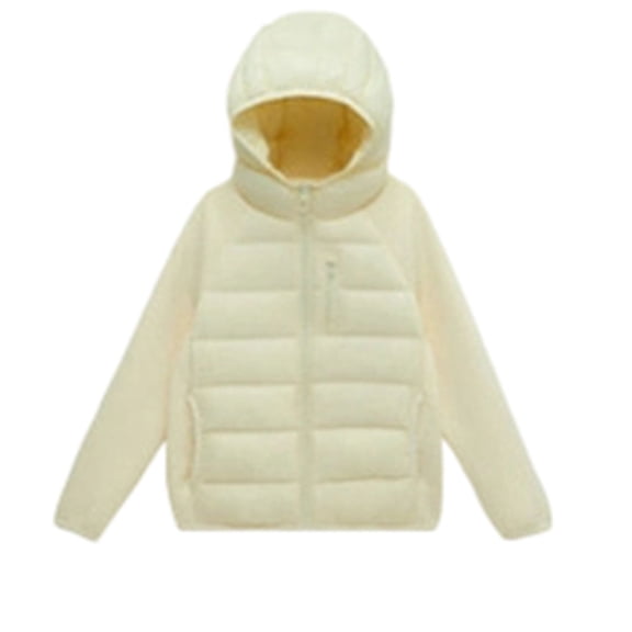 MEZZALL Kids Lightweight Warm Girls Down Jacket Children Cold Weather Long Sleeve Outerwear Solid Color Thermal Insulated Coat With Comfort Fit And Durable Fabric Everyday Wear Coats Cute Streetwear