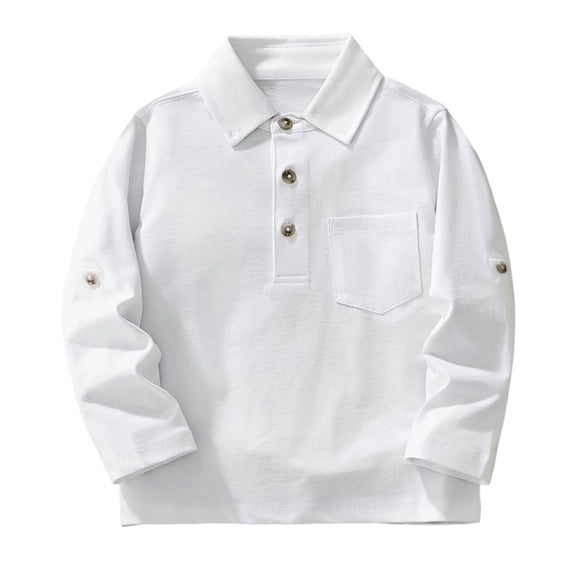 MEZZALL Kids Long Sleeve Shirt Breathable Boys Girls School Tops Casual Comfortable Daily Wear Children Versatile Toddler Cartoon Clothing