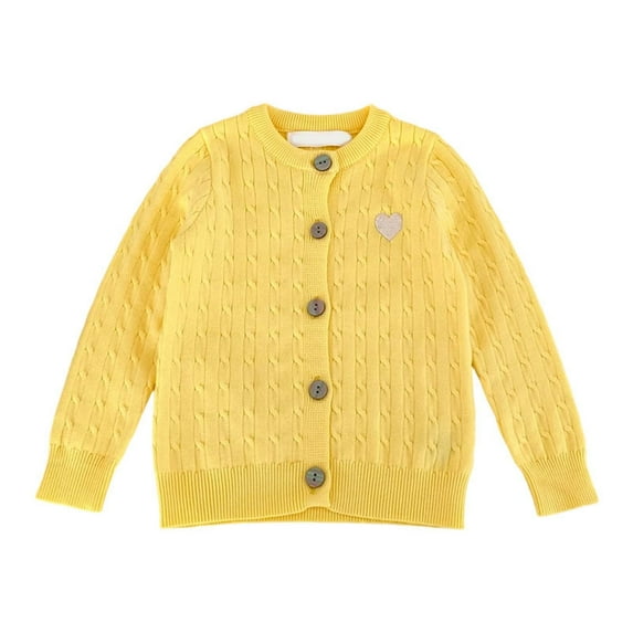 MEZZALL Kids Medium Size Boys Girls Baby Sweater Western Casual Knitted Cardigan Knitwear Coats Tops (1Y 9Y) Classic Baby Dailywear
