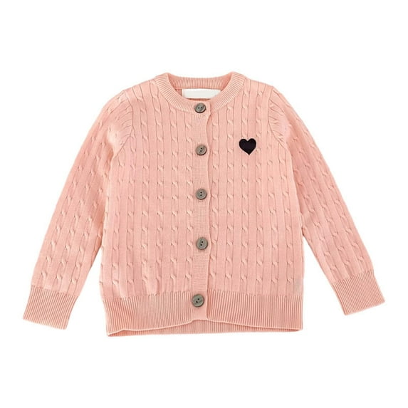 MEZZALL Kids Medium Size Boys Girls Baby Sweater Western Casual Knitted Cardigan Knitwear Coats Tops (1Y 9Y) Cute Baby Dailywear