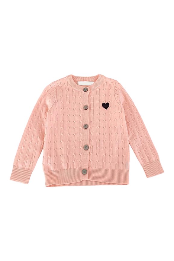 Kids Medium Size Boys Girls Baby Sweater Western Casual Knitted Cardigan Knitwear Coats Tops (1Y 9Y) Versatile Baby Dailywear