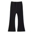 thumbnail image 1 of MEZZALL Kids Micro Flare Pants Girls Stretch Outer Layer Leggings Cozy Solid Color Daliy Leisure Slacks Trousers, 1 of 6