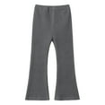 thumbnail image 1 of MEZZALL Kids Micro Flare Pants Girls Stretch Outer Layer Leggings Cozy Solid Color Daliy Leisure Slacks Trousers, 1 of 2