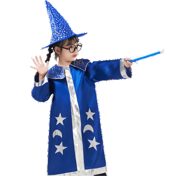 MEZZALL Kids Star Cape Jacket Boys Magician Outfits Outdoor Play Toddler Dailywear Classic / 1-3 Years