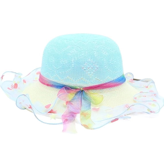 MEZZALL Kids Sun Hat Wide Brim Summer Beach Hat For Boys Girls Toddler Outdoor Play Travel Lightweight Breathable One Size Cozy Kids Wear