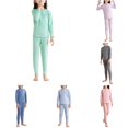 thumbnail image 1 of MEZZALL Kids Thermal Pajama Set Baby Autumn Clothes Fall Long Sleeve O-Neck Tops Pants Kids Winter Pajamas Sets Leisure Sleepwear, 1 of 3