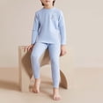 thumbnail image 1 of MEZZALL Kids Thermal Pajama Set Baby Autumn Clothes Fall Long Sleeve O-Neck Tops Pants Kids Winter Pajamas Sets Trendy Sleepwear, 1 of 3