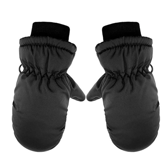 MEZZALL Lined Toddler Mittens Waterproof Baby Toddler Kids Winter Mittnes Warm Ski Snow Gloves For Boys Girls