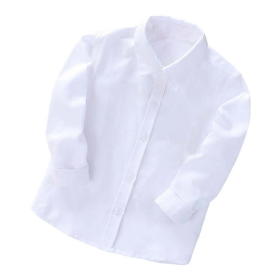 MEZZALL Long Sleeve Boys Performance Shirt Fall Stage Formal Wear With Classic Design Comfortable Fit Relaxed Fit Streetwear