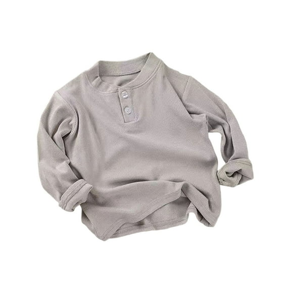 MEZZALL Long Sleeve Layering For Girls Comfortable Stretch Basic Tee Shirt Soft Everyday Wear Kids Stylish Streetwear
