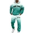 thumbnail image 1 of MEZZALL Men's Outfits Tracksuits Sweatsuit Daily Comfortable Loose Fit Long Sleeve Hoodie Pants Sets All Seasons Stylish Versatile Outfit For Every Occasion Clothes Sets Versatile Clothing, 1 of 5