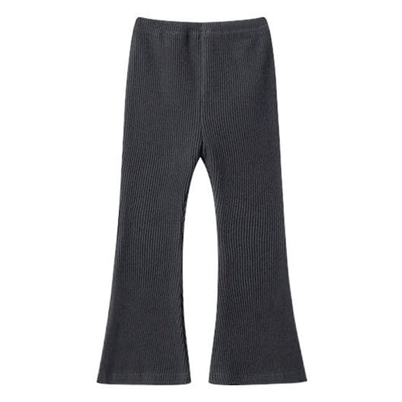 MEZZALL Micro Flare Pants Girls Stretch Outer Layer Leggings Trousers Classic Toddler Baby Wear 6-7Y