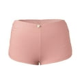thumbnail image 1 of MEZZALL Micro Shorts For Women Low Waist Side Slit Mini Shorts Slim Pajamas Shorts Bottoms Sleepwear Classic Solid Color Summer Daily Casual Bottoms, 1 of 3