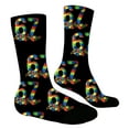 thumbnail image 1 of MEZZALL Number 6 7 Printed Socks Children Comfortable Daily Wear With Design Soft Breathable Fabric For Kids Boys Girls Leisure Socks, 1 of 2