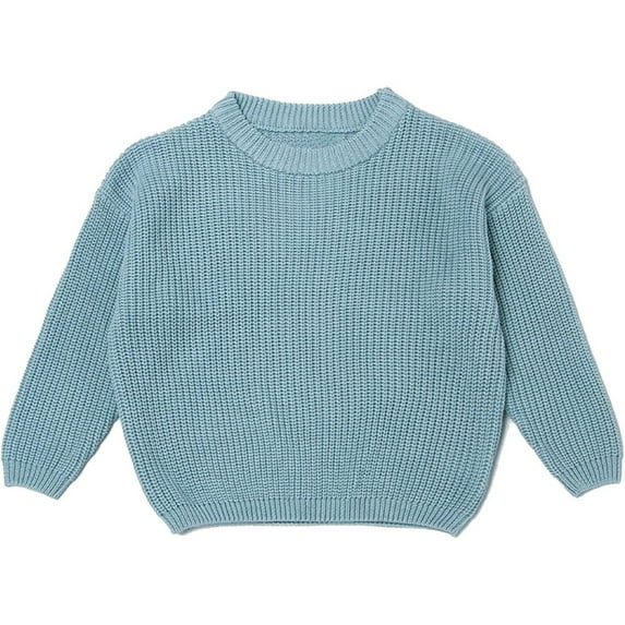 MEZZALL Personalised Baby Sweater Solid Color Knitwear Toddler Winter Clothing Boys Girls Knitted Sweater Children Autumn Tops Cozy Long Sleeve O-Neck Dailywear