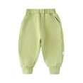 thumbnail image 1 of MEZZALL Rope Elastic Waist Pants For Baby Girls Boy Children Spring Boys Girls Ankle Length Trousers With Elastic Waistbands Leisure Toddler Baby Wear 3-4Y, 1 of 3