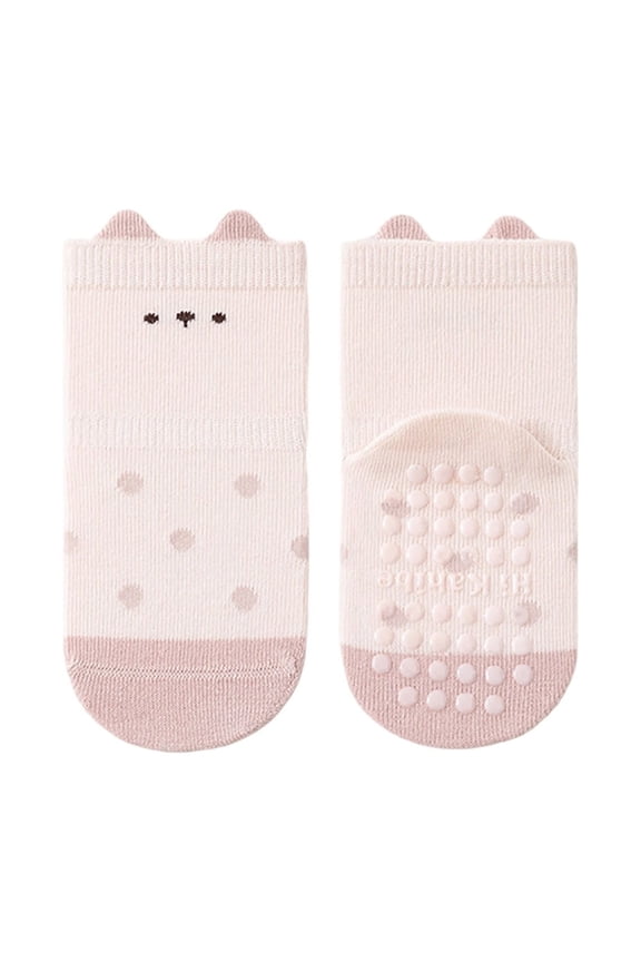 Soft Baby Socks For Toddler Breathable Kids Socks Learning Walking Socks Cute Cartoon Mid Crew Home Floor Socks For Boys Girls Boho Clothing