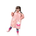 thumbnail image 1 of MEZZALL Summer Autumn Boys Girls Rainwear Plain Color Buttoned Thick Poncho Cartoon Raincoats Rain Ponchos Toddler Trenchcoat Comfort / 4-6 Years, 1 of 3