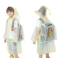 thumbnail image 1 of MEZZALL Summer Autumn Boys Girls Rainwear Plain Color Buttoned Thick Poncho Cartoon Raincoats Rain Ponchos Infants Toddler Trenchcoat Holiday / 10-12 Years, 1 of 4