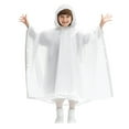 thumbnail image 1 of MEZZALL Summer Autumn Boys Girls Rainwear Plain Color Buttoned Thick Poncho Cartoon Raincoats Rain Ponchos Toddler Trenchcoat Stylish / 5-10Years, 1 of 4