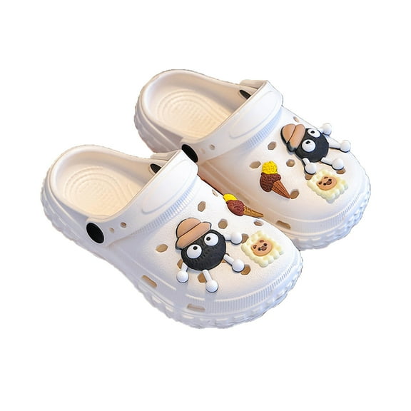 MEZZALL Summer Children Shoes Girls Child Closed Toe Breathable Beach Sandals Toddler Footwear Cute / 10-10.5Years