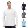 thumbnail image 1 of MEZZALL Sweatshirts For Men Solid Color Long Sleeve Hoodies New Ice Silk Sunscreen Jacket Summer Pullover Casual Clothing Basic Daily Outdoor Vacation Travel Tops, 1 of 5