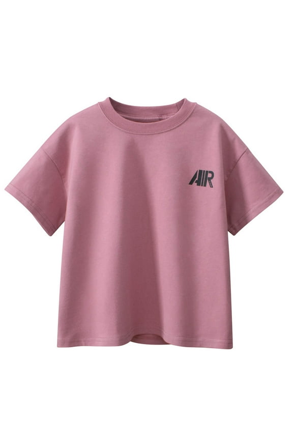 T-Shirt O-Neck Summer Children Short Sleeved T Shirt Cute Toddler Blouses Tops