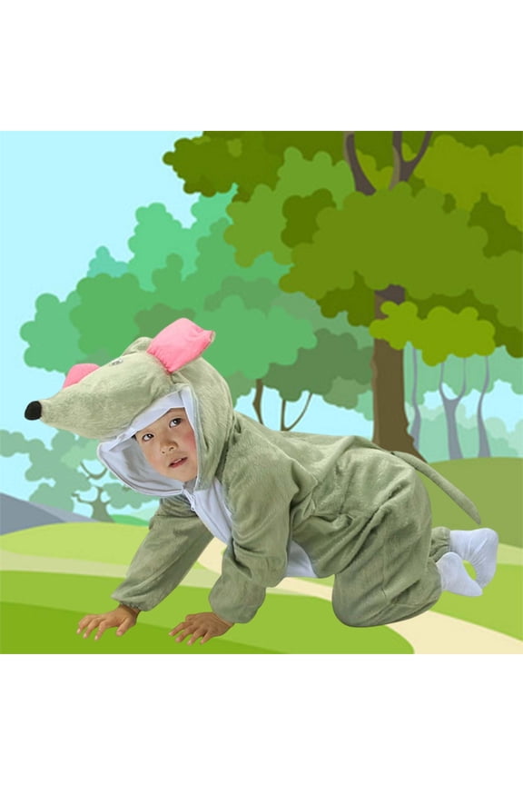 Toddler Animal Romper Jumpsuit For Boys Performance Stage Play Party Onesie Giraffe Chick Tiger Monkey Family Matching Birthday Long Sleeve O-Neck Spring Child One-Pieces