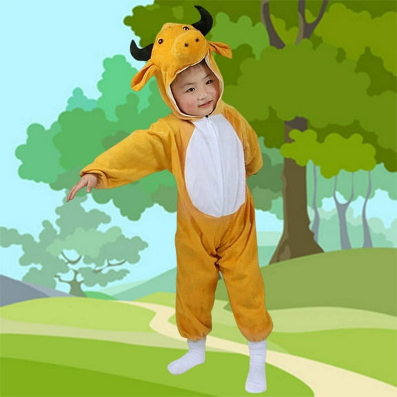 MEZZALL Toddler Animal Romper Jumpsuit For Boys Performance Stage Play Party Onesie Giraffe Chick Tiger Monkey Family Matching Stylish Long Sleeve O-Neck Spring Child One-Pieces