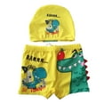 thumbnail image 1 of MEZZALL Toddler Boys Cartoon Printed Swim Trunks Kids Boys Bathing Suit Swimsuit Beach Stylish Beachwear, 4-5 Years, 1 of 3