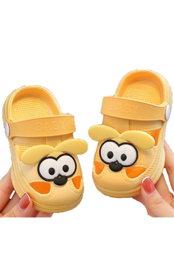 Toddler Boys Girls Clogs Cute Animals Non- Kids Platform Sandals For Shower And Beach Shoes Comfort / 5-5.5 Years