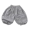 thumbnail image 1 of MEZZALL Toddler Boys Girls Elastic Pants Casual Summer Holiday Plaid Trousers Streetwear Cozy / 3-4 Years, 1 of 5