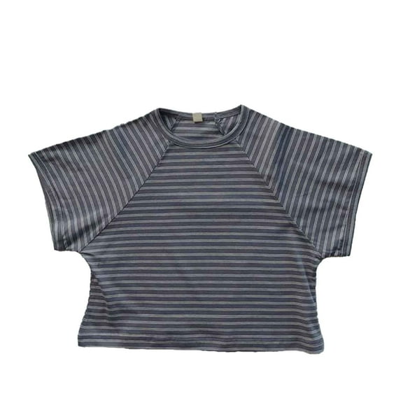 MEZZALL Toddler Boys Girls Short Sleeve Summer Casual Tops Beach Holiday Striped Shirts T Shirt Relaxed Fit Baby Wear