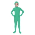 thumbnail image 1 of MEZZALL Toddler Boys Romper Jumpsuit Performance Stage Show Zentai Tight Fitting Solid Color Full Coverall Onesie Kids Children Versatile Long Sleeve O-Neck Spring One-Pieces, 1 of 2