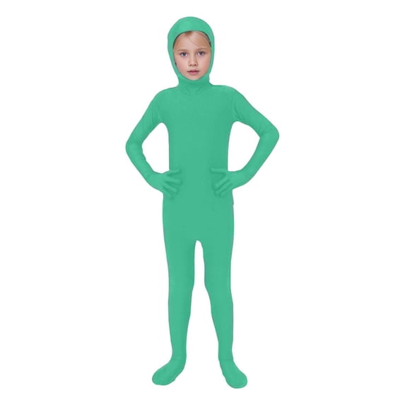 MEZZALL Toddler Boys Romper Jumpsuit Performance Stage Show Zentai Tight Fitting Solid Color Full Coverall Onesie Kids Children Versatile Long Sleeve O-Neck Spring One-Pieces