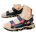thumbnail image 1 of MEZZALL Toddler Boys Sandals For Kids Comfortable Adjustable Hook And Loop Strap Casual Outdoor Summer Beach Shoes For Daily Wear Versatile Baby Wear, 1 of 8