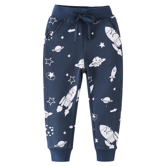 MEZZALL Toddler Girls Boys Kids Sport Cartoon Prints Trousers Casual Fashion Pants Sweatpants Cozy, 2-3 Years