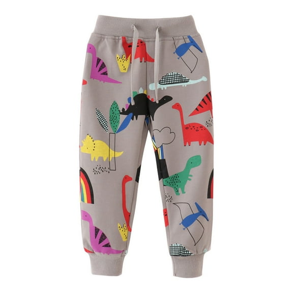 MEZZALL Toddler Girls Boys Kids Sport Cartoon Prints Trousers Casual Fashion Pants Sweatpants Cute, 3-4 Years